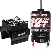 550 Brushed Motor 12T & Heatsink Combo for 1/10 RC Truck Car Slash Arrma Granite Senton Typhon Redcat Axial HPI