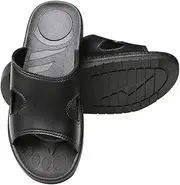 [GAROZATION] Static-free Slippers for Both Men Women Pu Outsole Non-slip Reflexology Indoor Use