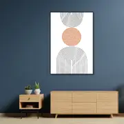 Abstract Circle Canvas Wall Art