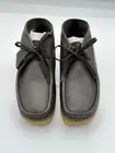 Men's Shoes Clarks Originals WALLABEE Lace Up Suede Brown Dead Stock Size 7