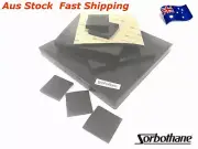 Sorbothane Pads and Squares in 3, 6 or 10mm thick in 30 Duro,50 Duro and 70 Duro