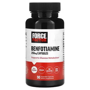 [iHerb] Force Factor 苯磷硫胺，250 毫克，90 粒素食膠囊