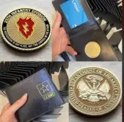 US Army 25th Twenty Fifth Infantry Division With Credential coin holder wallet