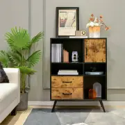 CostwayIndustrial Kitchen Cupboard with Single Door