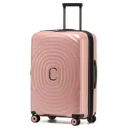Tosca Eclipse 67 cm 4-Wheel Expandable Spinner Suitcase - Rose Gold