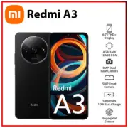 (New&Unlocked) Xiaomi Redmi A3 4GB+128GB BLACK Dual SIM Android Cell Phone