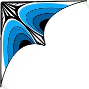 Rainbow Delta Kite for Kids Adults Easy to Fly