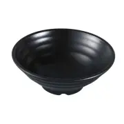 Yanco China BP-3017 Black Pearl Asian Style Melamine 16 oz. Bowl - 2 Doz