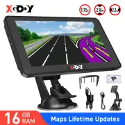 XGODY 7'' Truck Car GPS Navigator Navigation Sat Nav Voice Direction Free AU Map