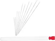 NUOBESTY Essential Jewelry Making Tools 10pcs Large Eye Beading Needles Storage Bottle Easy to Thread Small Large Beads