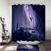 Scary Art the Nightmare Marsh Shower Curtain
