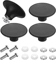MEZOKUCEL 4 Pcs Universal Pot Lid Knobs, Pot Lid Replacement Knob Replacement, Kitchen Cookware Knob, Circular Handgrip with Screw for Heat Resistant, Frying Pan, Slow Cookers Lid Knobs (4)