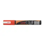 [Uni-Ball] Uni Chalk Marker with Bullet Tip 3mm (Fluoro Orange)