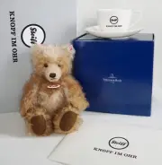 STEIFF & VILLEROY & BOCH LIMITED EDITION Benotime MOHAIR TEDDY BEAR + COFFEE CUP