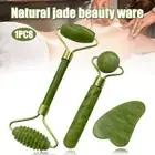 Jade Stone Massager for Face Neck Lifting Slim Relaxing Gua Sha Massager Tool