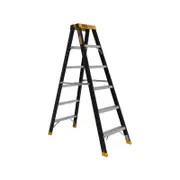 Gorilla 150kg Pro-Lite 6 Step Double Sided Fibreglass Ladder