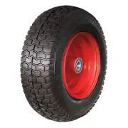 Sherlock 16” Wide Wheelbarrow Wheel Steel Rim with 1” Sealed Bearings