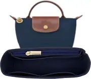 [ZeiLaBang Kakadi] Pliage Organiser Mini, Organiser for Longchamp Bag Mini, Bag Organiser for Longchamp, Bag Organiser for Longchamp Mini, Bag Women for Mini Size, Organiser Insert, Single Mini
