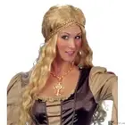 Funny Fashion Medieval Renaissance Woman Halloween Wench Polyester Wig, Blond...