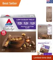 Endulge Peanut Butter Cups | Keto Friendly Cups | 10 x 17g Low Carb Peanut Bu...