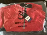 Zero Restriction Men's Power Torque 1/4 Zip Half Sleeve - Red/Black