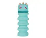 Cartoon retractable dual-purpose pencil case cute unzip three-dimensional zipper stationery box