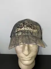 Vintage ChemTreat Chemical Bird Hunting Mesh Snapback Trucker Hat Baseball Cap