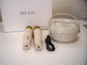 Karaoke Machine for Kids Mini Portable Bluetooth Speaker with 2 Wireless