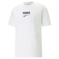 在飛比找Yahoo奇摩購物中心優惠-PUMA 流行系列Downtown Logo 男短袖上衣-白