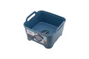 Joseph Joseph Wash & Drain Kitchen Sink Dishwashing Bowl w/ Straining Plug Blue