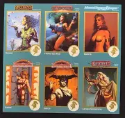 1993 TSR AD&D Advanced Dungeons & Dragons Uncut Collector Card Sheet