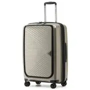 Tosca Space-X 66 cm 4-Wheel Expandable Suitcase - Champagne
