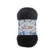 New Alize MISS Crochet Thread Size 10 - Black MISS-60
