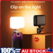 Cell Phone Laptop Selfie LED Fill Light Clip-on Video Light For Video ConferenAF