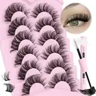 DIY Lash Extension Kit Cluster Lashes Kit Lash Clusters Wispy DIY Eyelash Extens