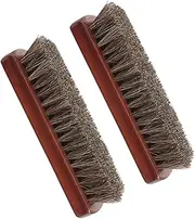 GLEAVI 2pcs Shoe Brush Polishing Brushes for Boots Leather Shoes Efficient Shoe Cleaning Kit with Comfortable Grip for Care