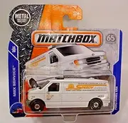 Matchbox 2018 MBX Service 15/20 Ford Panel Van (Speedy X-Press) 1/64 Scale Die-Cast Collectible Truck Toy Van for Kids, Boys, Girls