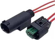 2 3 4 6 8 Pin Car Reverse Sensor Radar Electronic Connector Wire Harness Waterproof Plug Compatible with B~W Benz 1-967644-1 968402-1 (Color : 2P Female and Male, Size : 1 Pc)