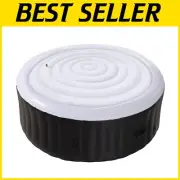 Quick-Inflate 5.4 Ft Hot Tub Cover - Energy-Saving Accessory for Spa Lovers