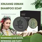 Usman Shampoo Soap Polygonum Multiflorum Ginseng Handmade Conditioner Soap W6D2