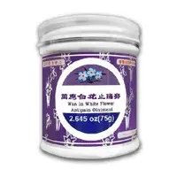 在飛比找Yahoo奇摩購物中心優惠-萬應白花止痛膏 75g 乙類成藥