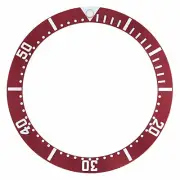 BEZEL INSERT FOR OMEGA SEAMASTER 2531.80 2532.80 PROFESSIONAL BOND DARK RED