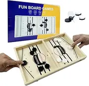 ZUNIPLEX Fast Sling Puck Game,Slingshot Hockey Game, Board Game Toy,Funny Table Games,Parent-Child Interactive Toy, Football Board Games for Adults & Kids