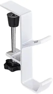 Backpack Hook for Desk | Desk Headphone Holder - Metal Organizer with Adjustable Arm Clamp, Space-Saving Storage, Reduce Desktop Clutter for Home