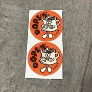 Trend HOT COCOA Chocolate Scratch & Sniff Stickers 80s Stinky Retro Lot 2 NEW