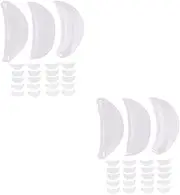 SOESFOUFU 2sets Silicone Eyelash Perming Pads Lash Perming Supplies Easy to Use 10pairs*2