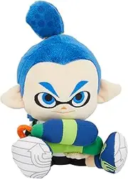 Sanei Sp02 Splatoon Series Male Inkling Stuffed PlUSh Toy, 10"
