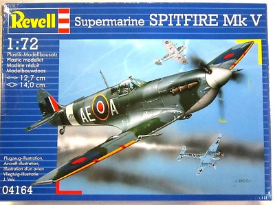 Revell SUPERMARINE SPITFIRE MK V 1:72 Model kit 04164 New