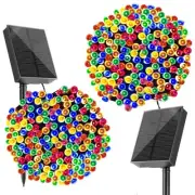 Solar String Lights Outdoor Waterproof, 2 Pack Each 72FT 200 LED Solar Fairy ...