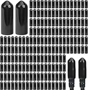 codree 200 PCS No Glow Caps for String Lights-String Light Cap to Hide The Extra Lights-Christmas Blackout Black Light Cap Covers for 5mm Diameter Glass LED String Lights